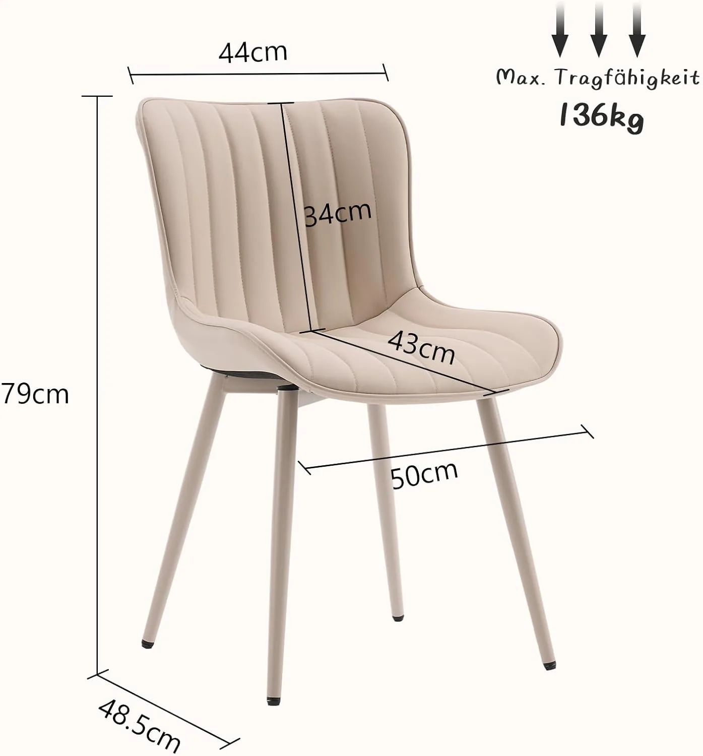 YOUTASTE Model 1936 - Premium Minimalist Accent Chair
