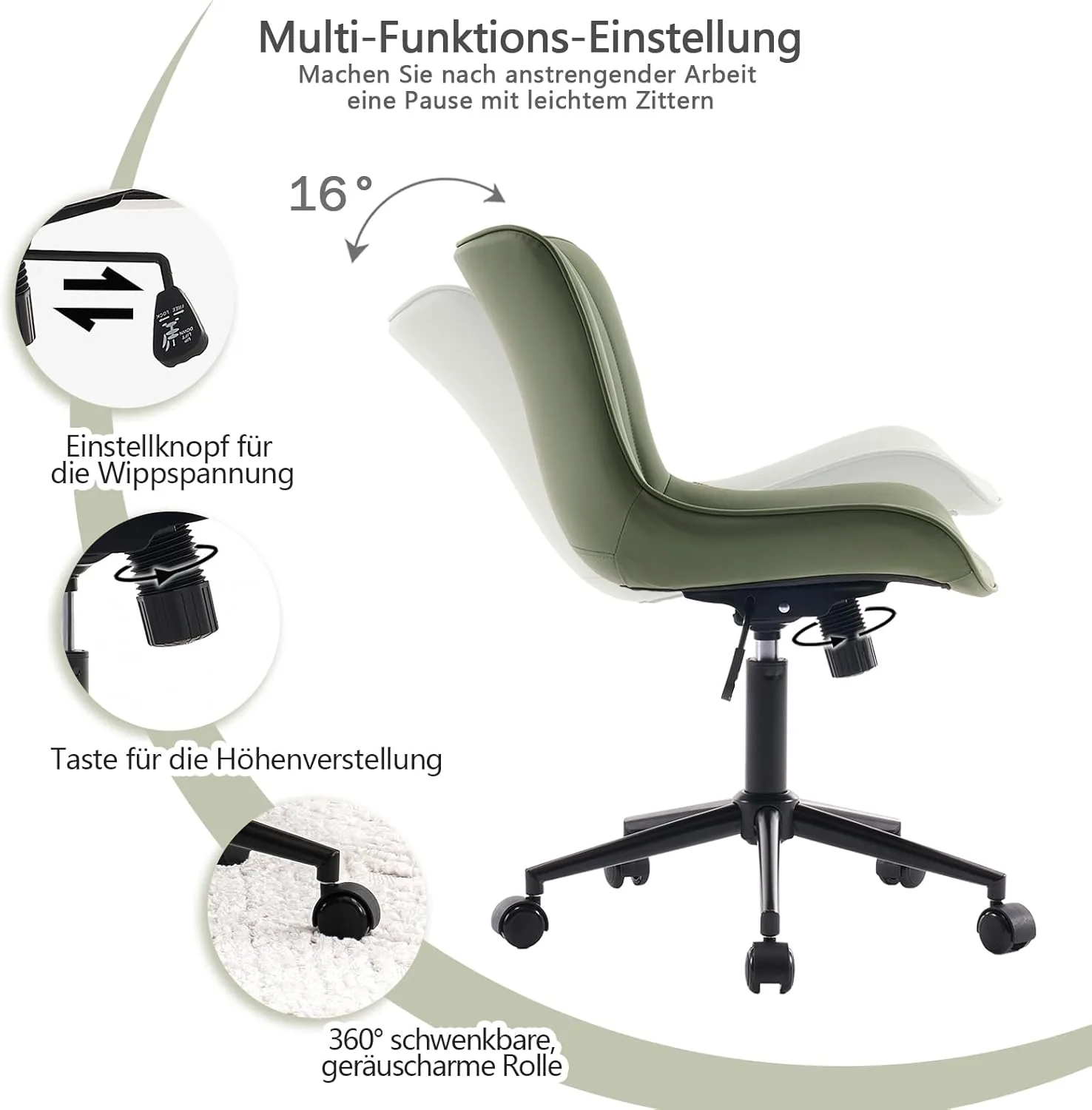 YOUTASTE Model 1939 - Ergonomic Office Chair