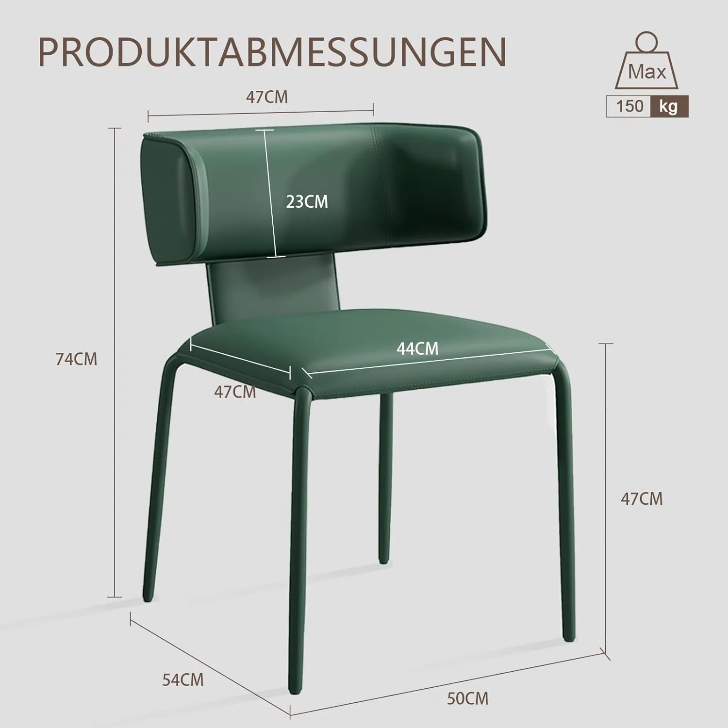 YOUTASTE Model 2100 - Italian Minimalist Dining Chair