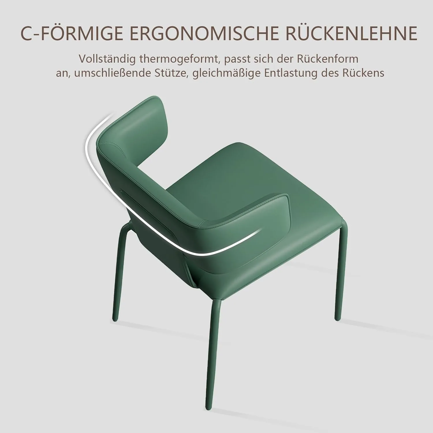 YOUTASTE Model 2100 - Italian Minimalist Dining Chair