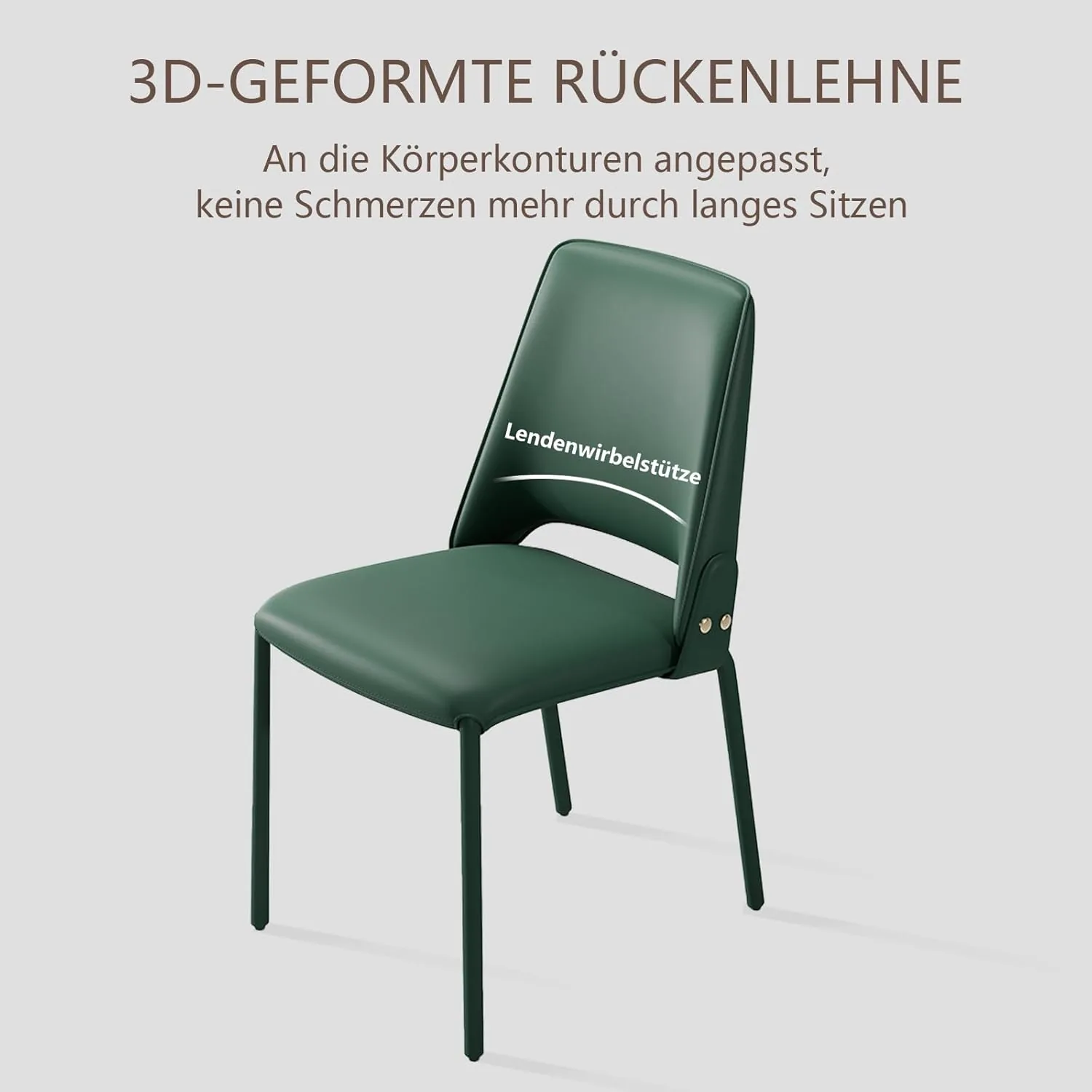 YOUTASTE Model 2100H - Italian Minimalist Dining Chair (High Back)